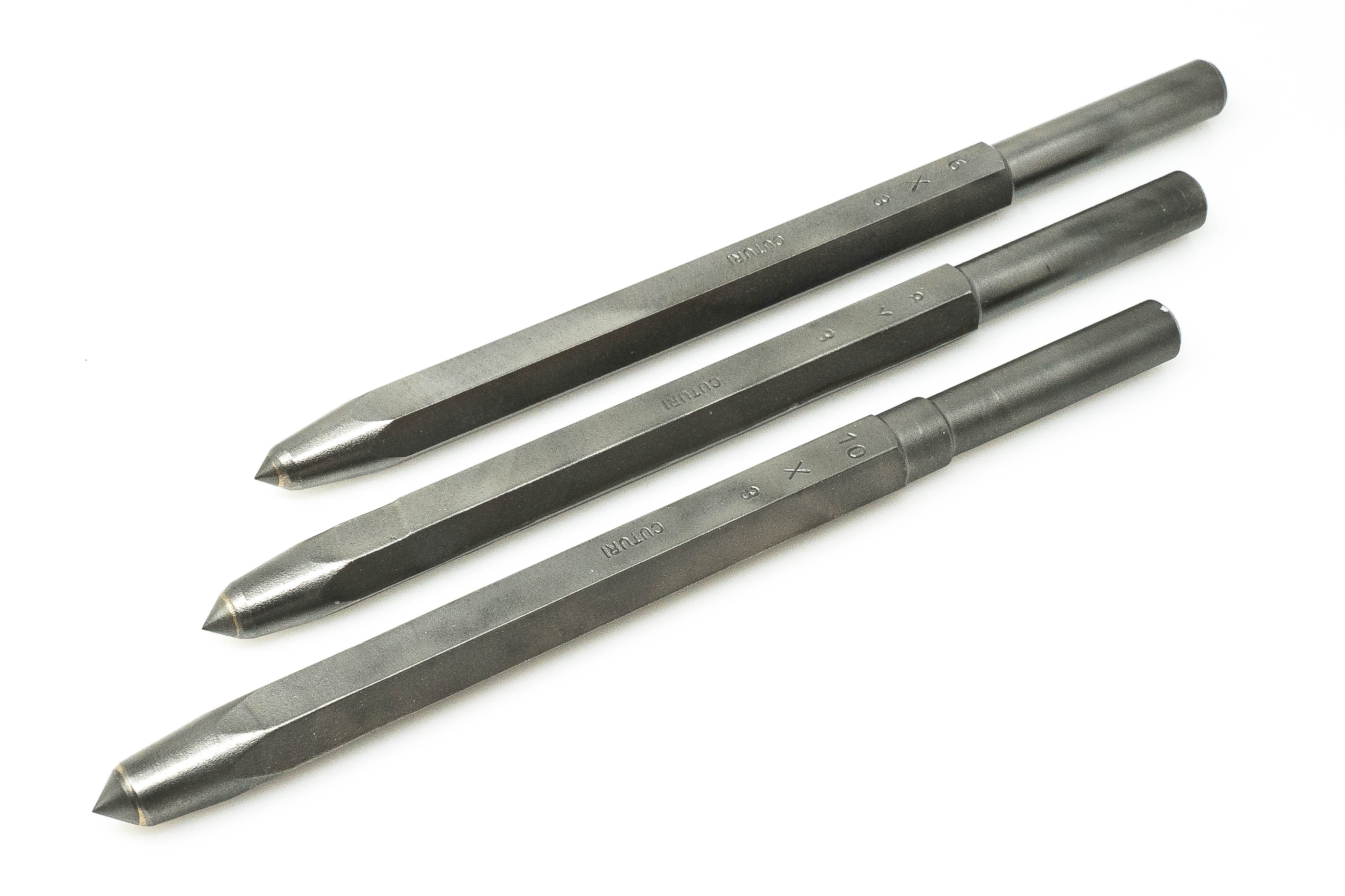 Carbide Pointed Chisel - Cylindrical Point - Cuturi – Rock&Tools