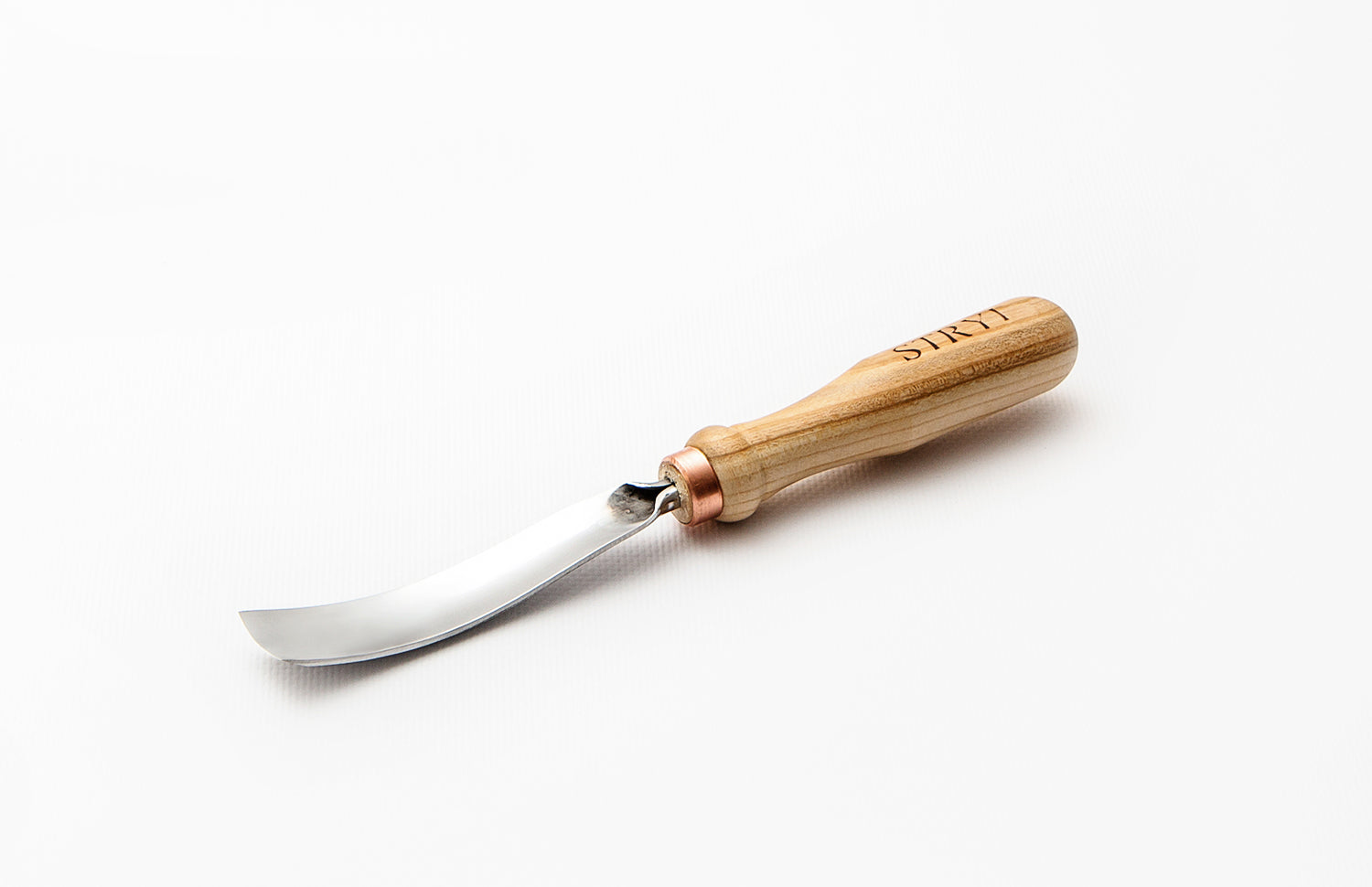 Gouge long bent chisel, #7 profile, Woodcarving tools STRYI Profi, Slo ...