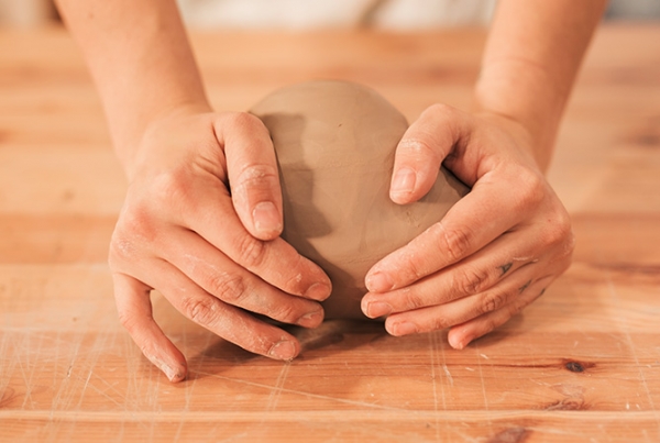Arcilla natural secado al aire moldeable para esculpir mano